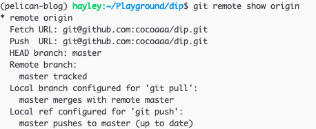 git-remote-show